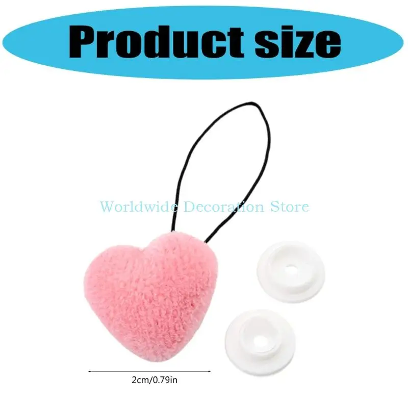 Q39B 4pcs Invisible Duvet Clips Heart-Shaped Bed Sheet Clamps Multiple Color