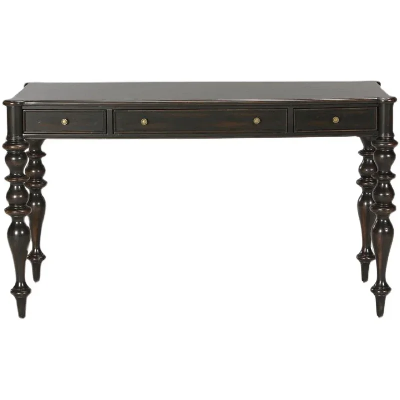 

European Style Villa High-End Computer Desk French Retro Small Apartment Writing Desk