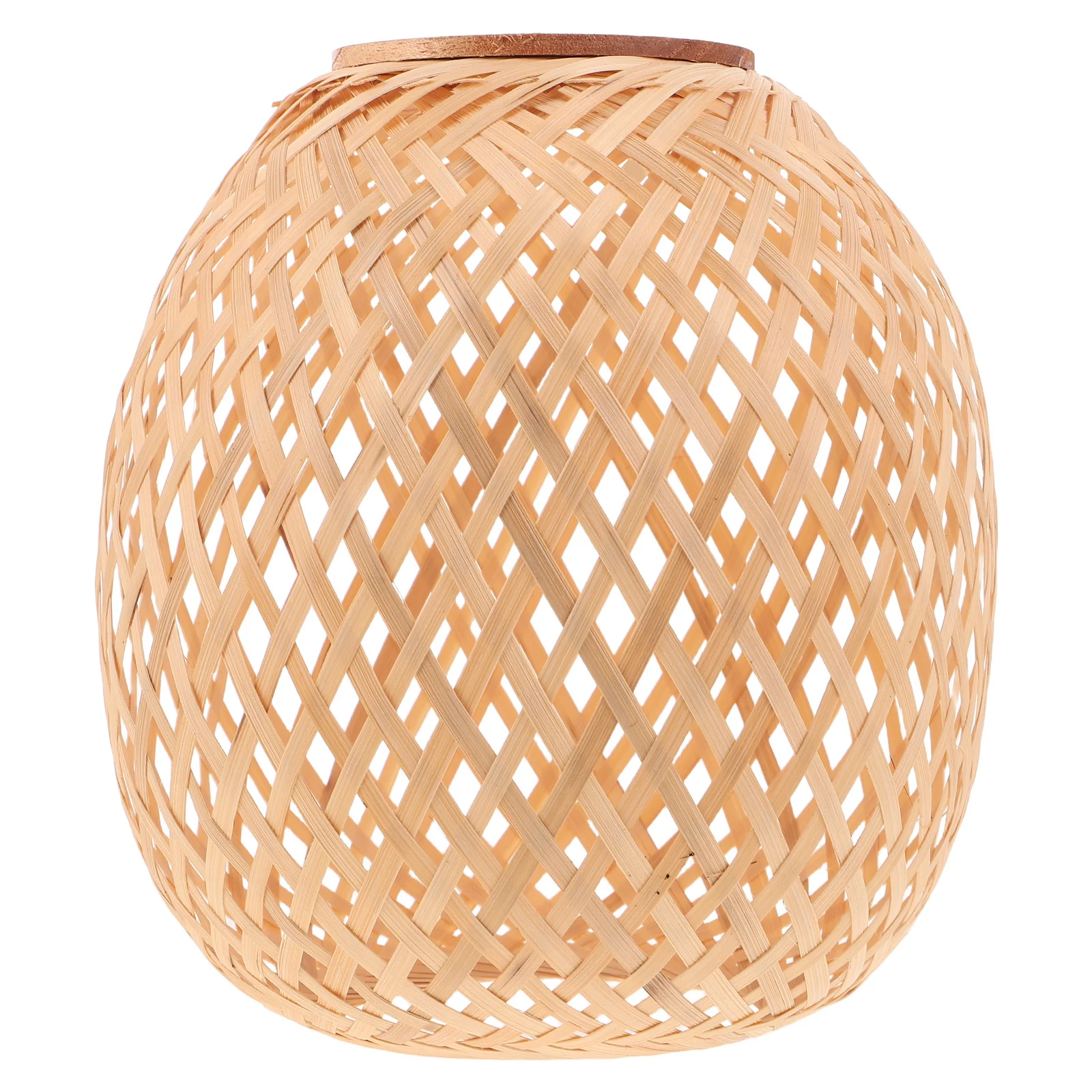 Abażur bambusowy ręcznie pleciony, rustykalny abażur wiszący, lampka w stylu vintage, osłona na lampę do jadalni, sypialni, dekoracja w stylu farmhouse.