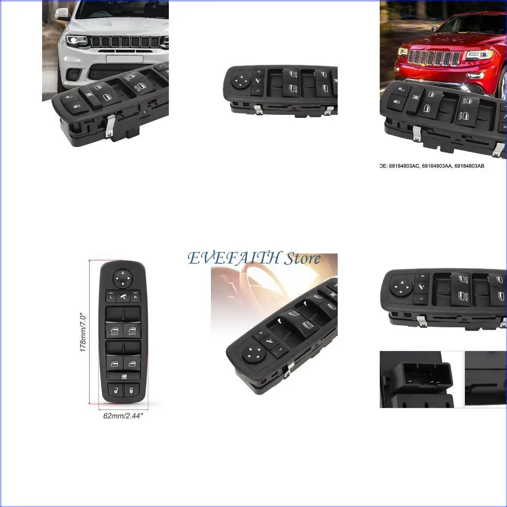 

124B автомобильные аксессуары, электрические переключатели управления стеклоподъемниками, автомобильные переключатели на гг.