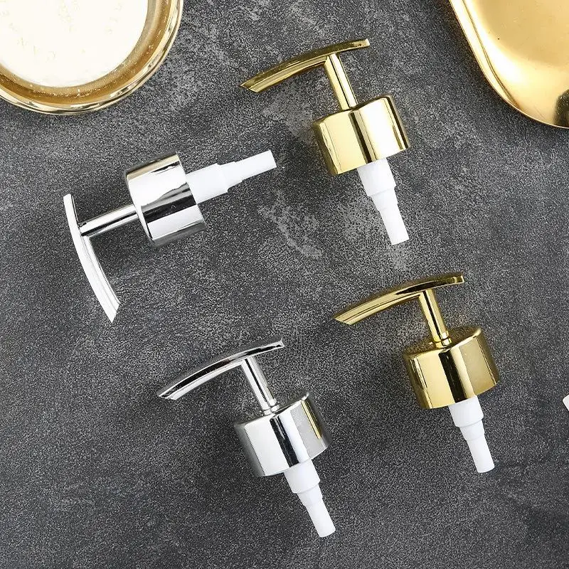28-Zahn Gold-Silber Seifenspenderpumpe Handshampoo-Flaschenpumpe Badezimmer-Druckkopf Lotionspumpe Flüssigseifenzubehör – Detail 9