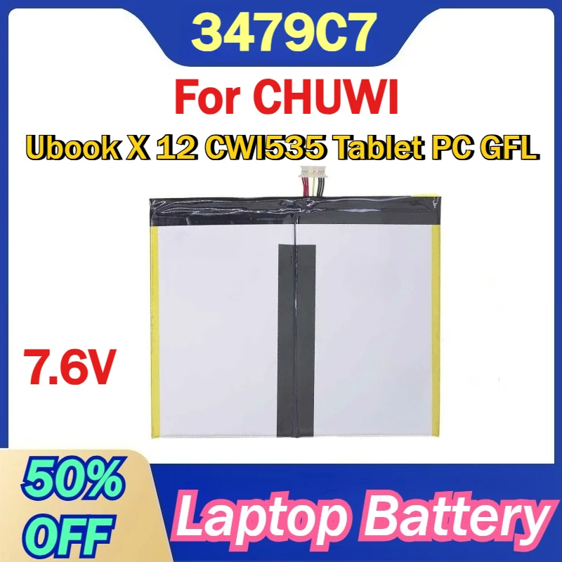 

7.6V 3479C7 Laptop Battery for CHUWI Ubook X 12 CWI535 Tablet PC GFL Notebook Laptop Batteries