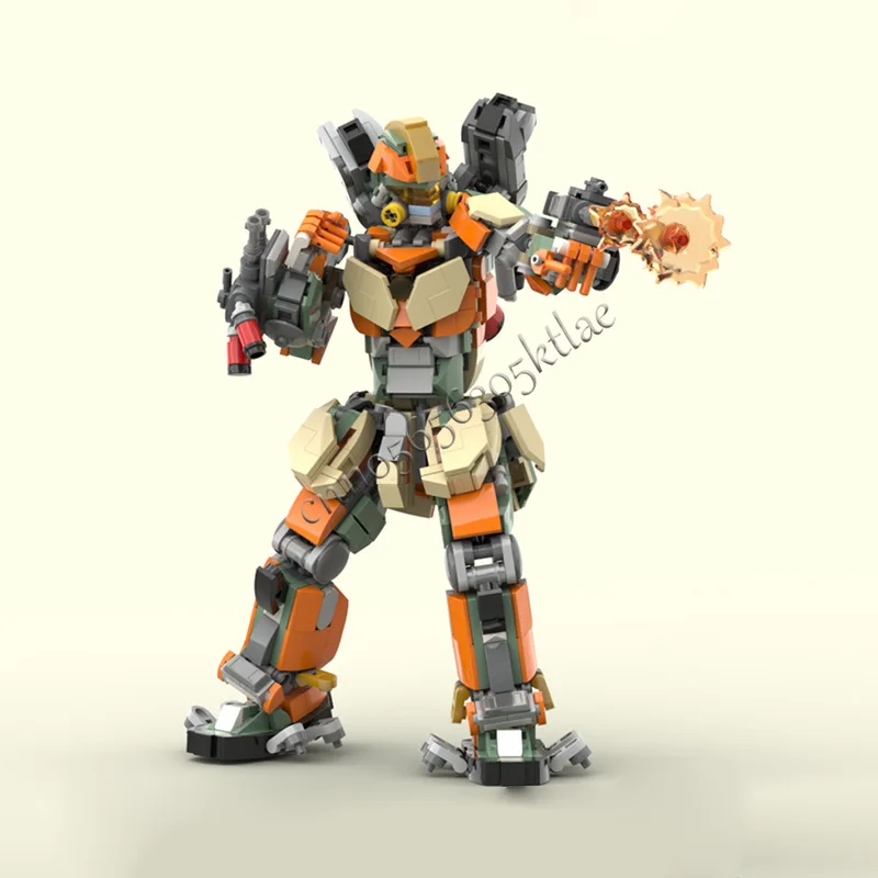 952 PCS Série de Personagens de Jogos Populares Guardião do Fogo MOC Blocos de Montagem Criativos Simples DIY Brinquedo Presente