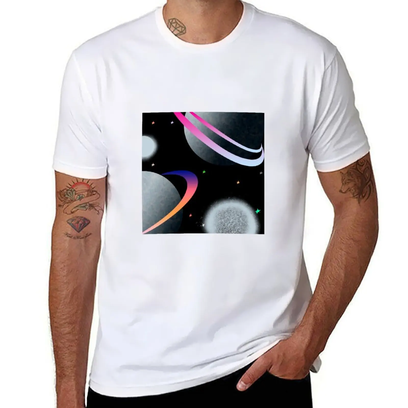 

Gradient ring planet T-Shirt essential t shirt T-Shirt