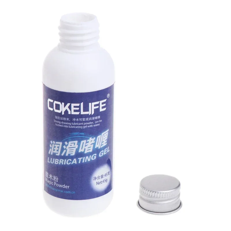 COKELIFE Magic Powder Lubricant Mix With Water 5g Create 50g water based Lubricants fisting For Sex Anal Gel & Body Massage Oil