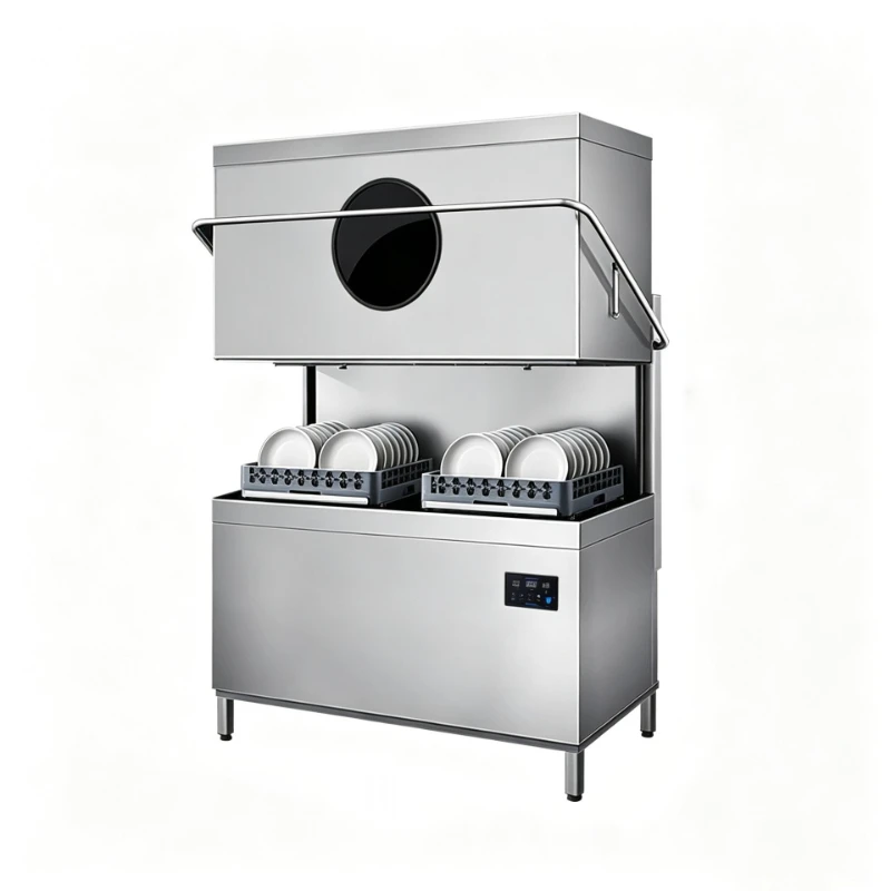 Commercial uncovering type, hotel restaurant, school canteen, large-capacity automatic dishwashing machine