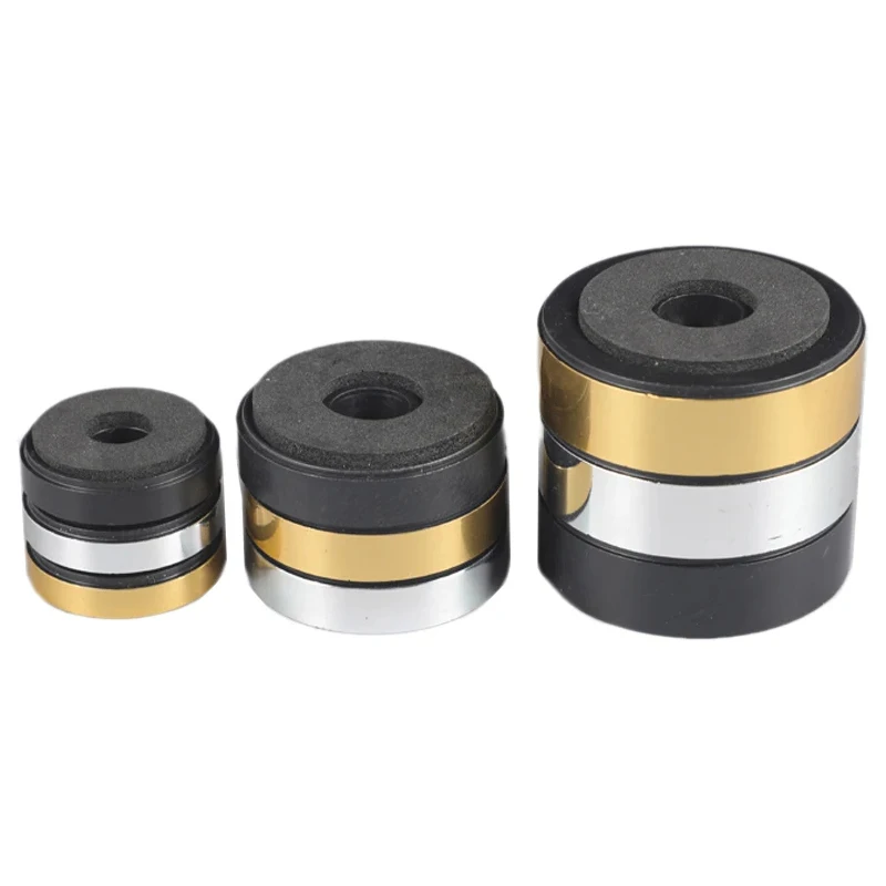 4pcs Aluminum Alloy Frame Speaker Stands Feet Pads Durable Sturdy Foot Mats Reduce Interference Solid Spare Parts Accessories