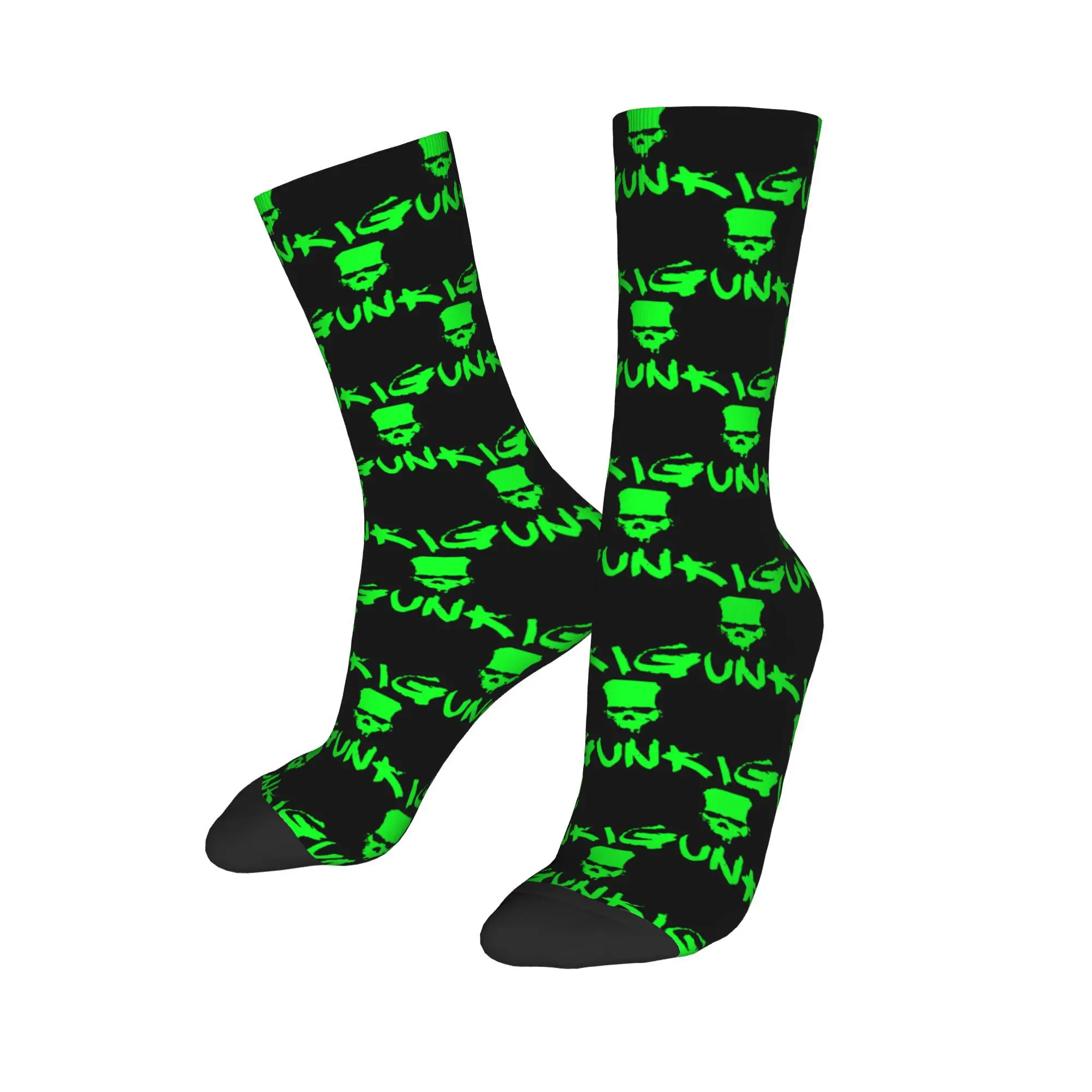 

Custom G-Gunkies Fishing Rod Mens Crew Socks Unisex Cute 3D Printing Dress Socks