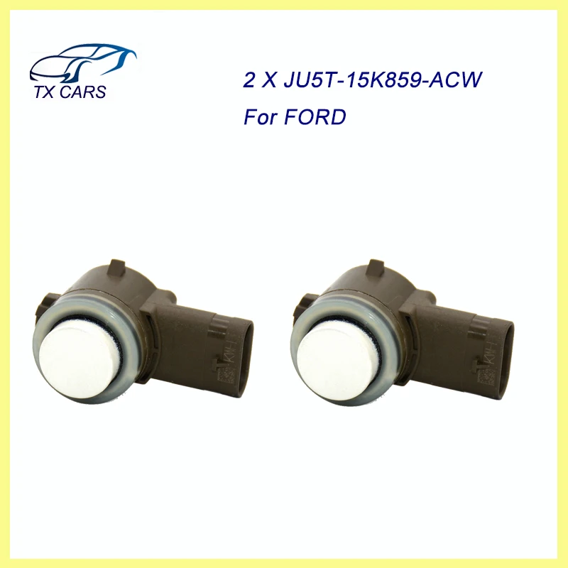 2 x JU5T-15K859-ACW PDC Parking Sensor For Ford Bronco Sport Escape Expedition Mustang Mach-E Transit-150 250 350 Corsai