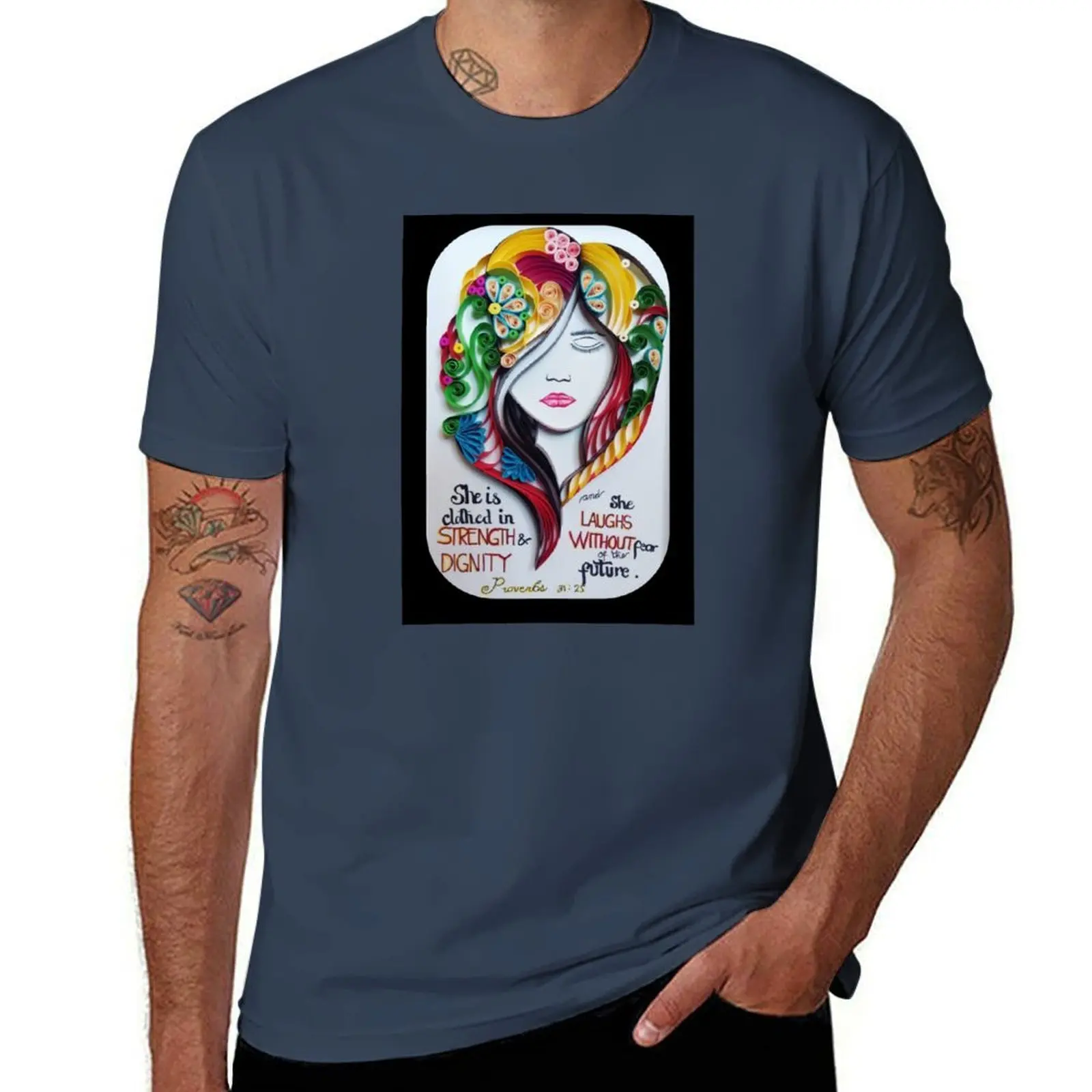 

Quilling Woman's Face - empowering women T-Shirt t shirt personalised man t shirts graphic T-Shirt