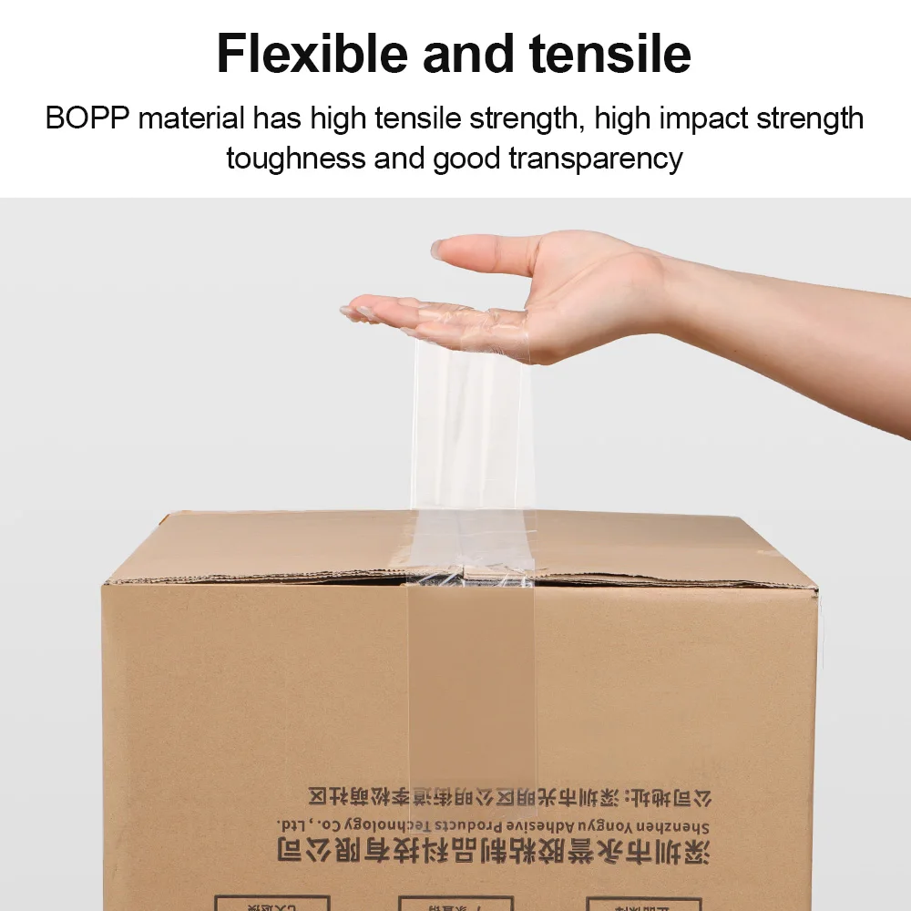 Transparent Sealing Tape White Home Workshop Express Packaging Gift Wind Direction Logistics Office Moving
