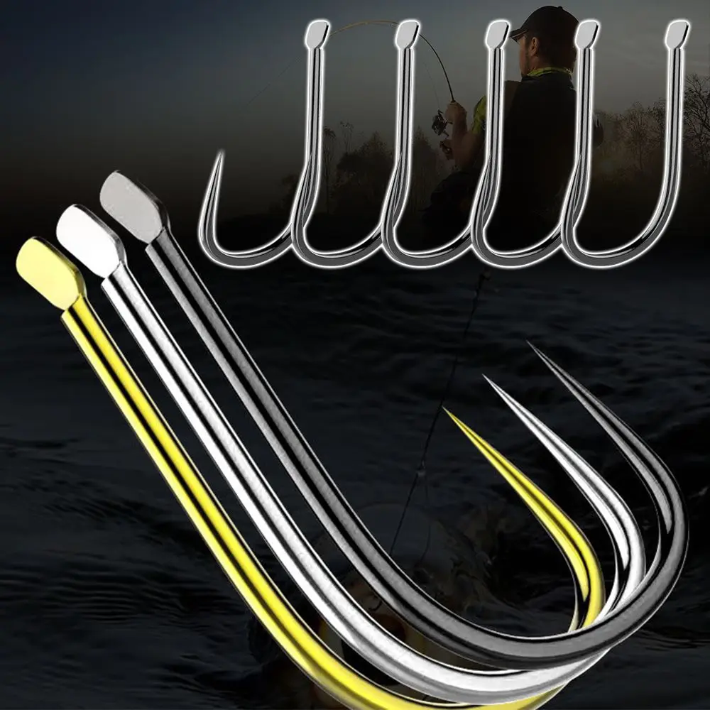 

500pcs Black New Kanto Fishing Tackle High Carbon Steel No Barbs Fishing Gear Fishing Hook