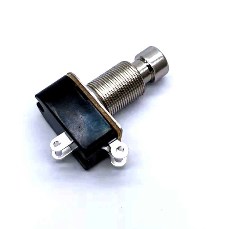 10pcs Terwin High Quality 13mm Metal Shaft 25mm Length SPDT Soft Touch 4 PIN Momentary Foot Switch for  Guitar Effect