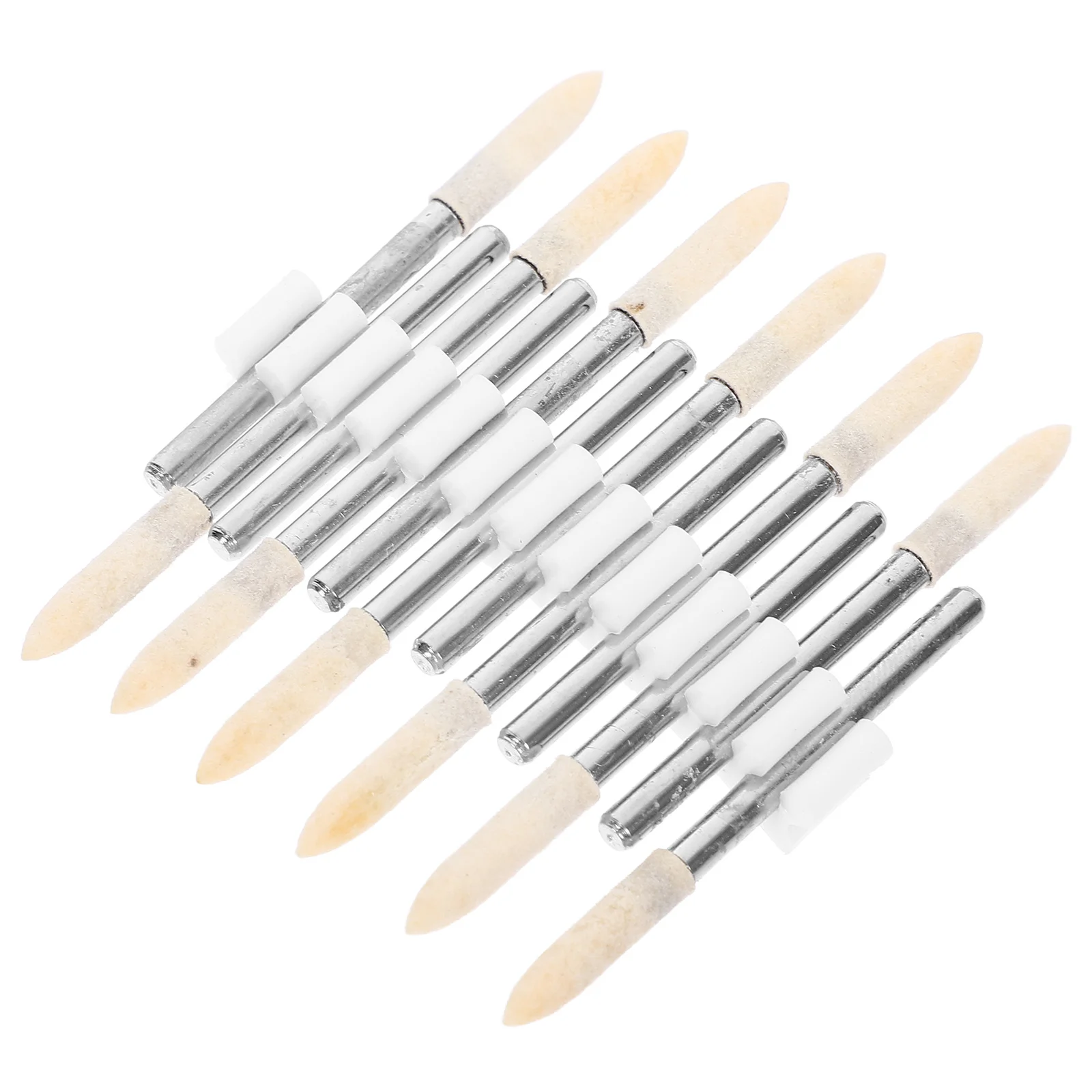 

12Pcs 3mm Wool Grinding Heads Polishing Bits for Jewelry Watch Glass Metal Felt for Polishing Wool Grinding Wheels