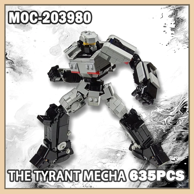 

Модель строительного блока MOC-203980 Тирант Mecha, фигурка-кирпич для детей, взрослый город, демонстрационная игрушка, креативные подарки, 635 шт.