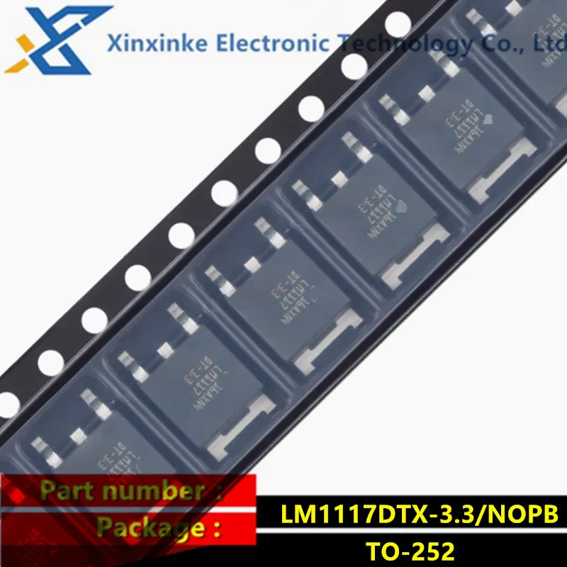 5PCS LM1117DTX-3.3/NOPB LM1117DT-3.3 TO-252-3 LDO Voltage Regulators 800MA LDO LINEAR REG Brand New Original