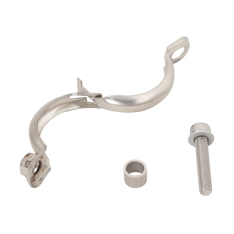Motorcycle Exhaust Pipe Fxing Clamp Hoop Plug Stainless Steel Modified for DUKE 125 250 390 RC390 2017-2019