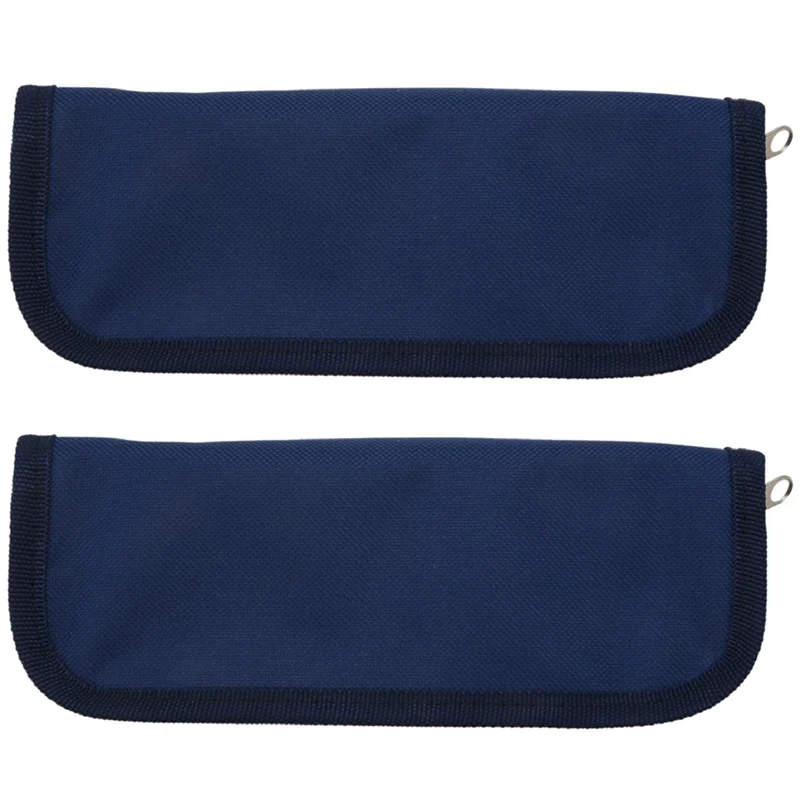 2PCS Insulin Cooler Travel Case Diabetic Medication Organizer Cooler Bag Navy Blue