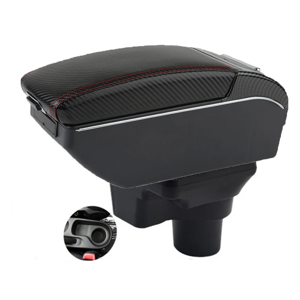 

For Hyundai Solaris 2 Accent Verna KIA Rio 4 X-line Armrest Box Auto Storage Box Arm Bracing heighten Interior Details Retrofit