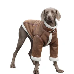 Large Dog Clothes Winter Pet Coat Schnauzer Border Collie Samoyed Husky Labrador Golden Retriever Weimaraner Big Dog Clothing