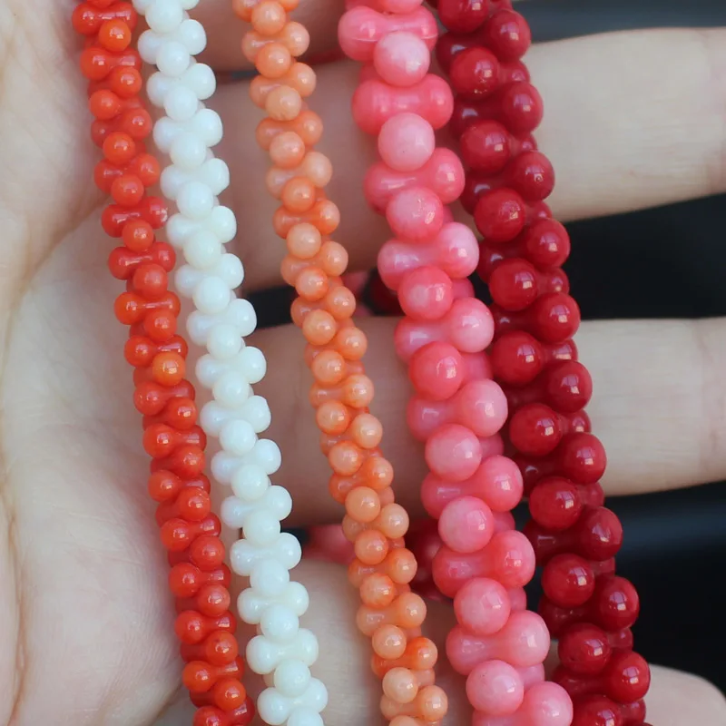 Wholesale ! 3x6mm,5x9mm Coral Bone shape beads 15
