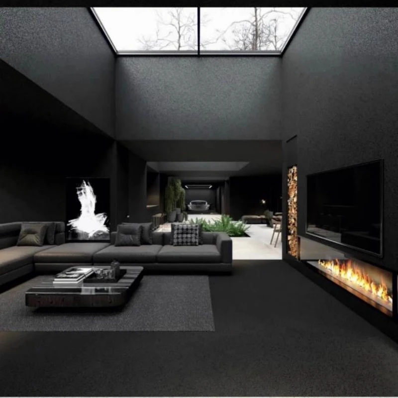 

5 year warranty automizing steam mist water vapor electric fireplace 3d 1500 artificial fire flame