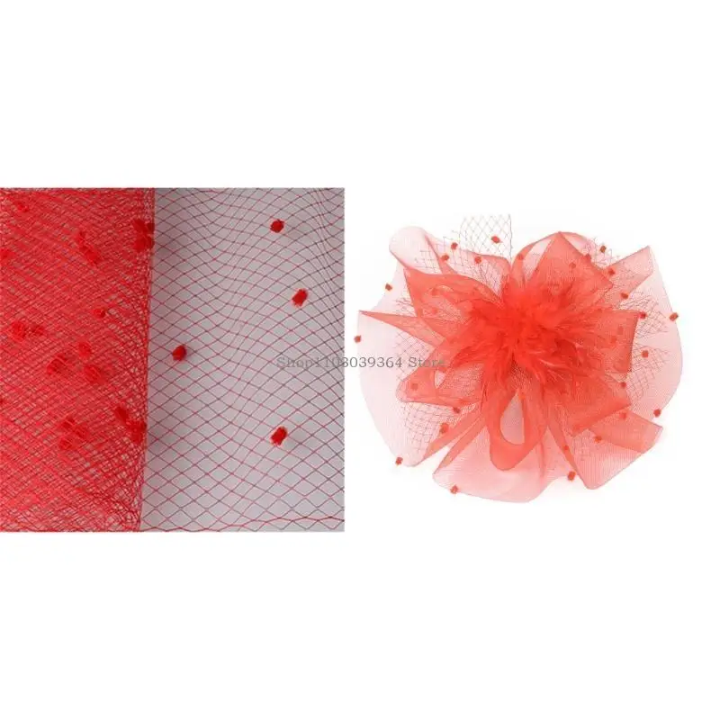 Lưới mềm lưới cắt lưới cho trang trí mũ fascinator, 40 inch