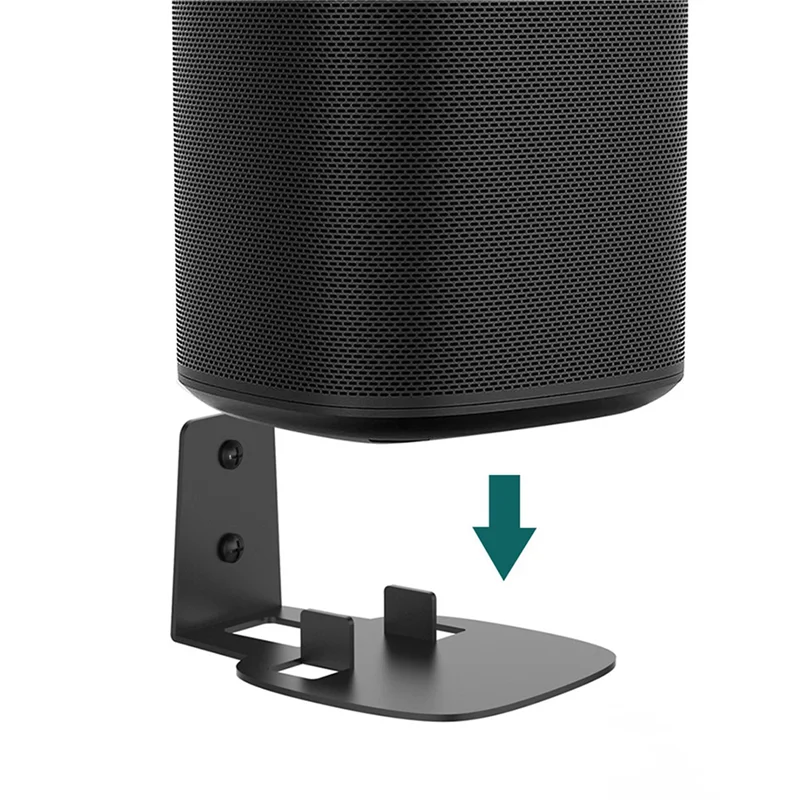 【اشتريها الآن!】2X حامل جداري مثبت على الحائط لمكبر الصوت Sonos One SL حامل مكبر الصوت رف معدني قوي