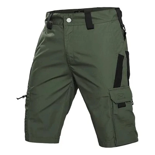 Imagen 2 del producto Pantalones cortos de camuflaje para hombre, pantalones militares de secado rápido con múltiples bolsillos, para senderismo al aire libre, pesca, pantalones cortos finos para correr, verano