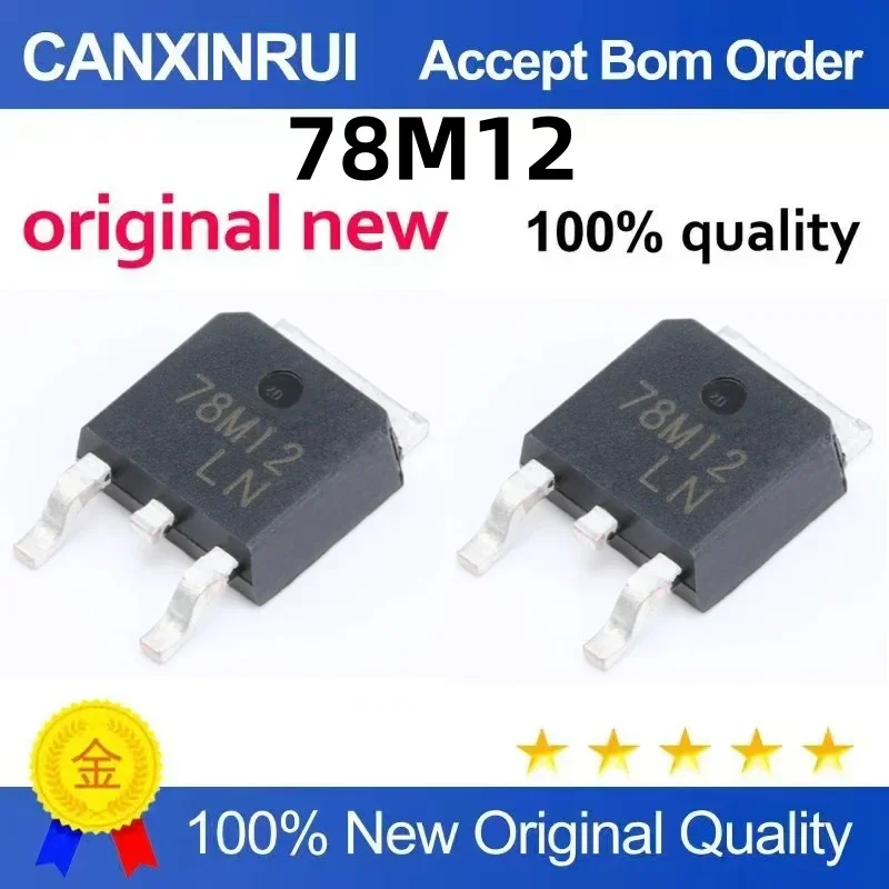

(5-100 pieces) Brand new original 78M12 TO-252 spot chip IC