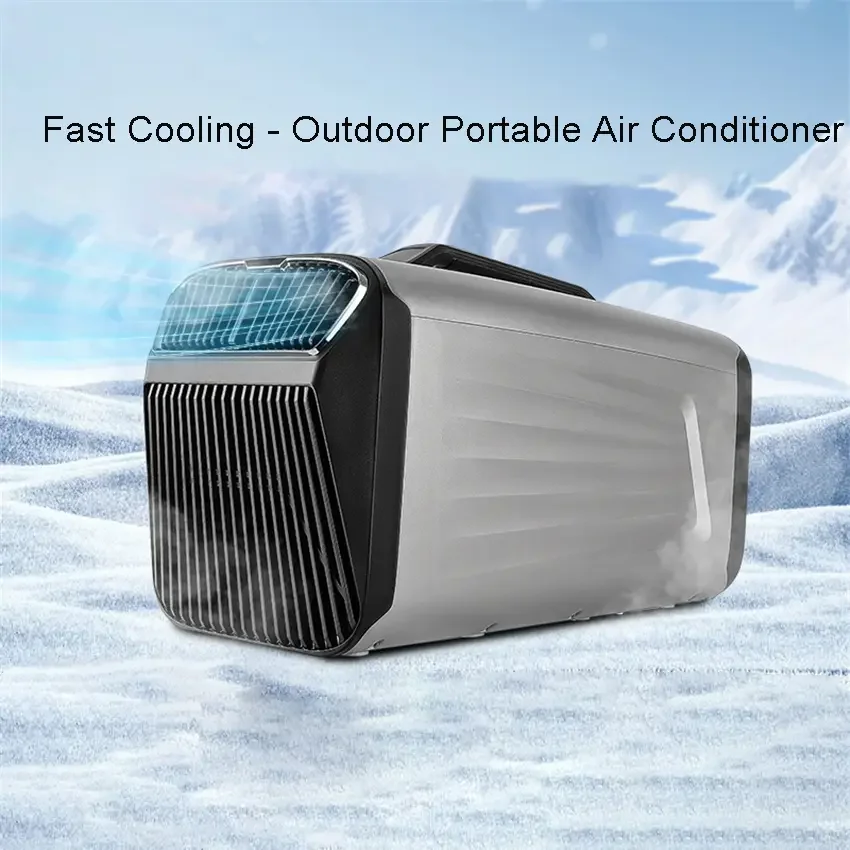 Air Conditioning Small Car Portable Bedroom Outdoor Mobile All-in 220V/110V/1500W/5200BTU Touch And Remote Control