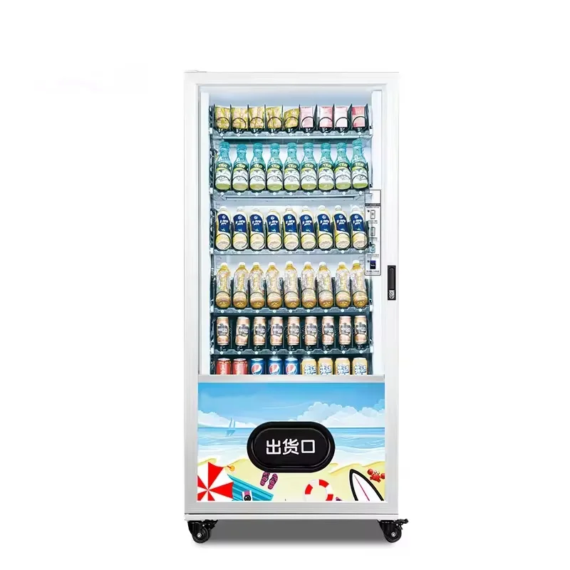 

Digital Screen Vending Soft Drinks Foods And Drinks Energy Machines Drink Dispenser Machine Cash Card