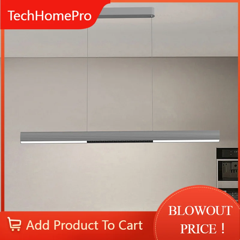 TechHPLiving Room Dining Room Long Led Pendant Lights Modern Minimalist Room Decor For Hotel Kitchen