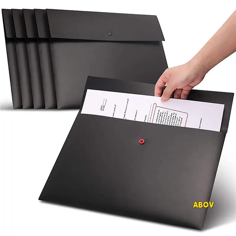15 Folder Folder Pocket Gram Plastic Envelope Flat File Letter Organizer With Snap Closure A4 Letter Size