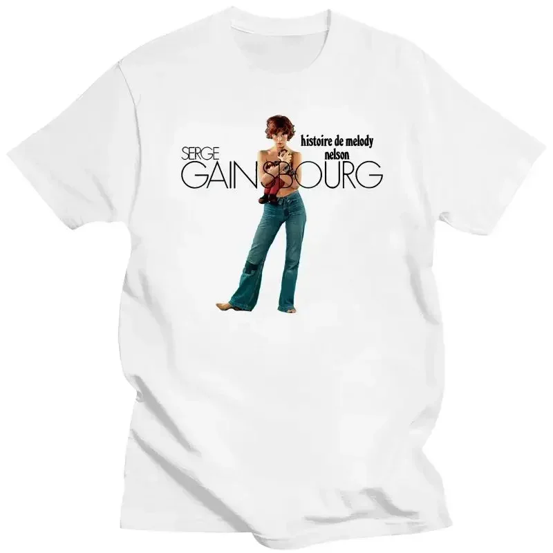 Histoire De Melody Nelson Serge Gainsbourg French Album 1970S Retro T Shirt Mens Clothing Oversized T Shirt Graphic T Shirts