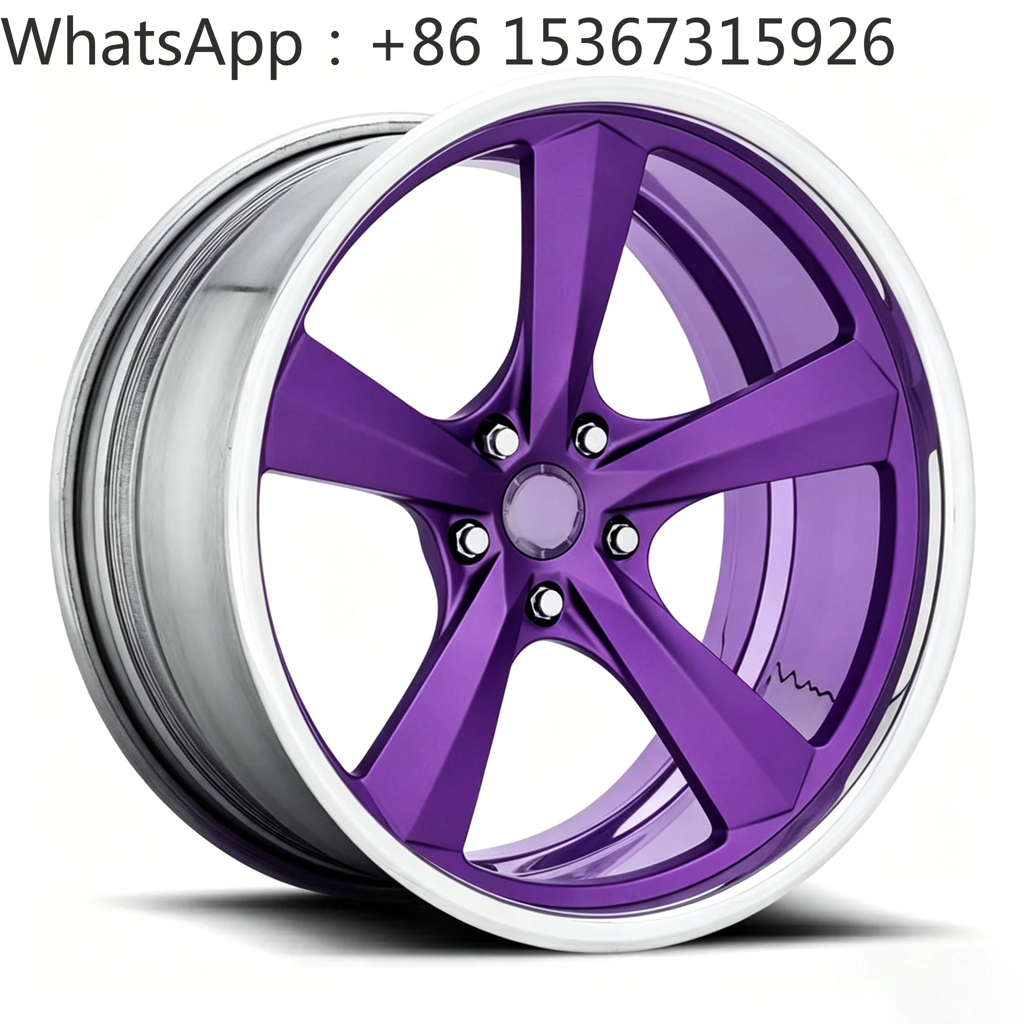 Deep Concave Custom Forged Aluminum Alloy Wheel Hubs Multi PCD 5x112 5x114.3 5x120 Universal Compact Modified Auto Wheels