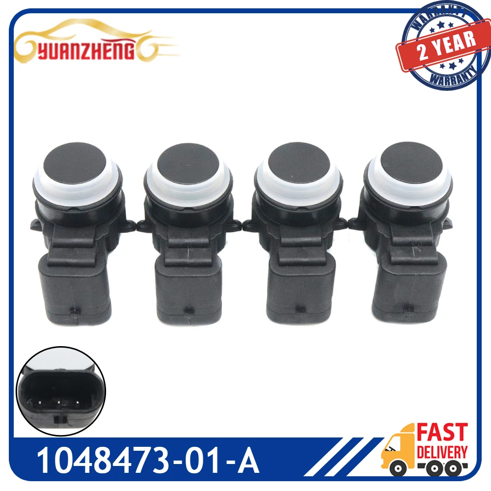 

4pcs NEW Black PDC Parking Sensor 1048473-01-A For Tesla Model S Model X 0263033324 0263033335 1048473-13-A 0263033399