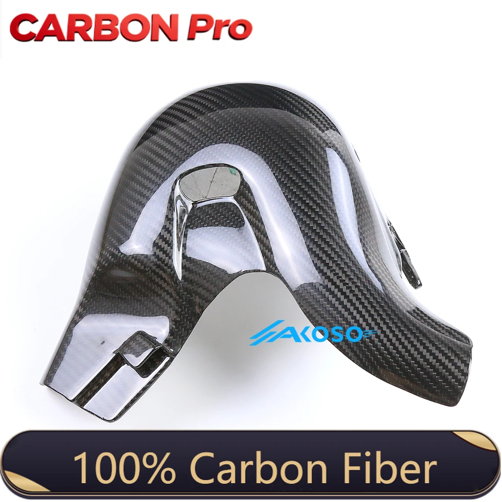 100% fibre de carbone pour Ducati Panigale Streetfighter V4 V4S V4R 2024 2022 2023 EURO 5 Moto Couvre-échappement d'origine