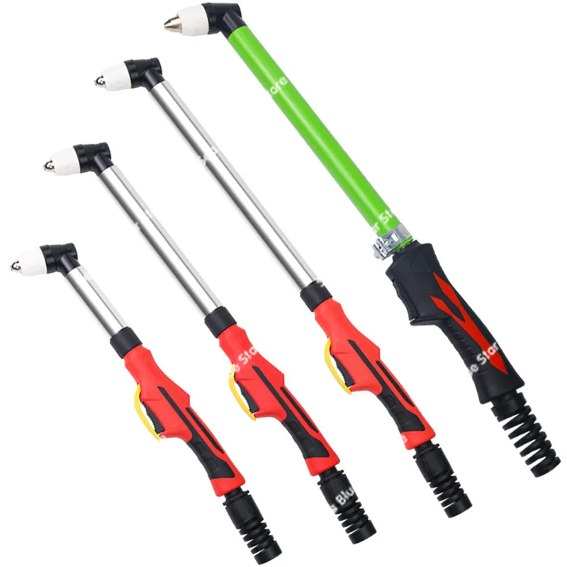 P80 Plasma Head Extended Cutting Handle LGK100/120 Plasma Cutting Machine Square Shank Torch Straight Shank Cutting Gun