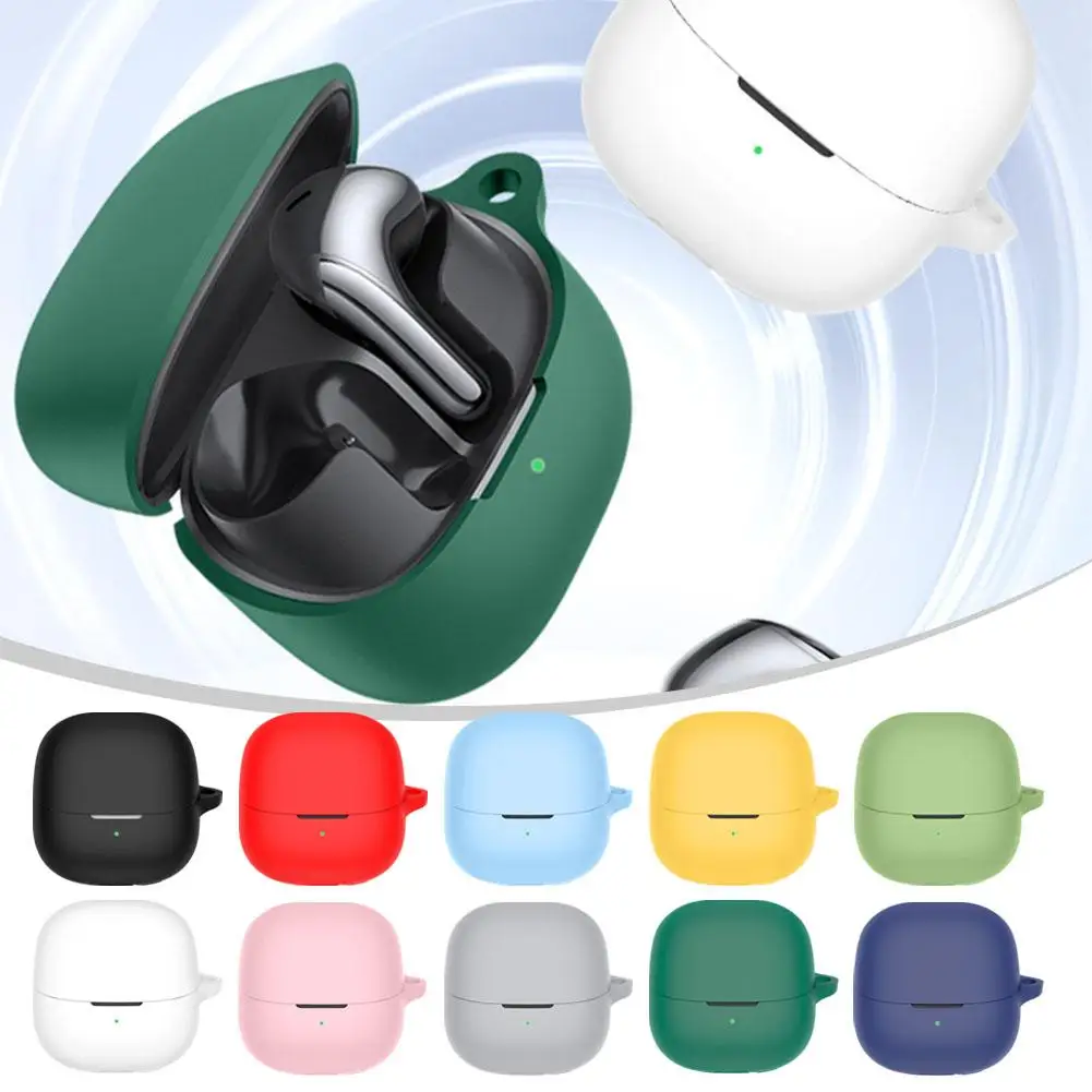 1pc Silicone For Buds 5 Earphones Silicone Cover Anti-drop Wireless Earphones Protector Accessory Skin Co J6z7