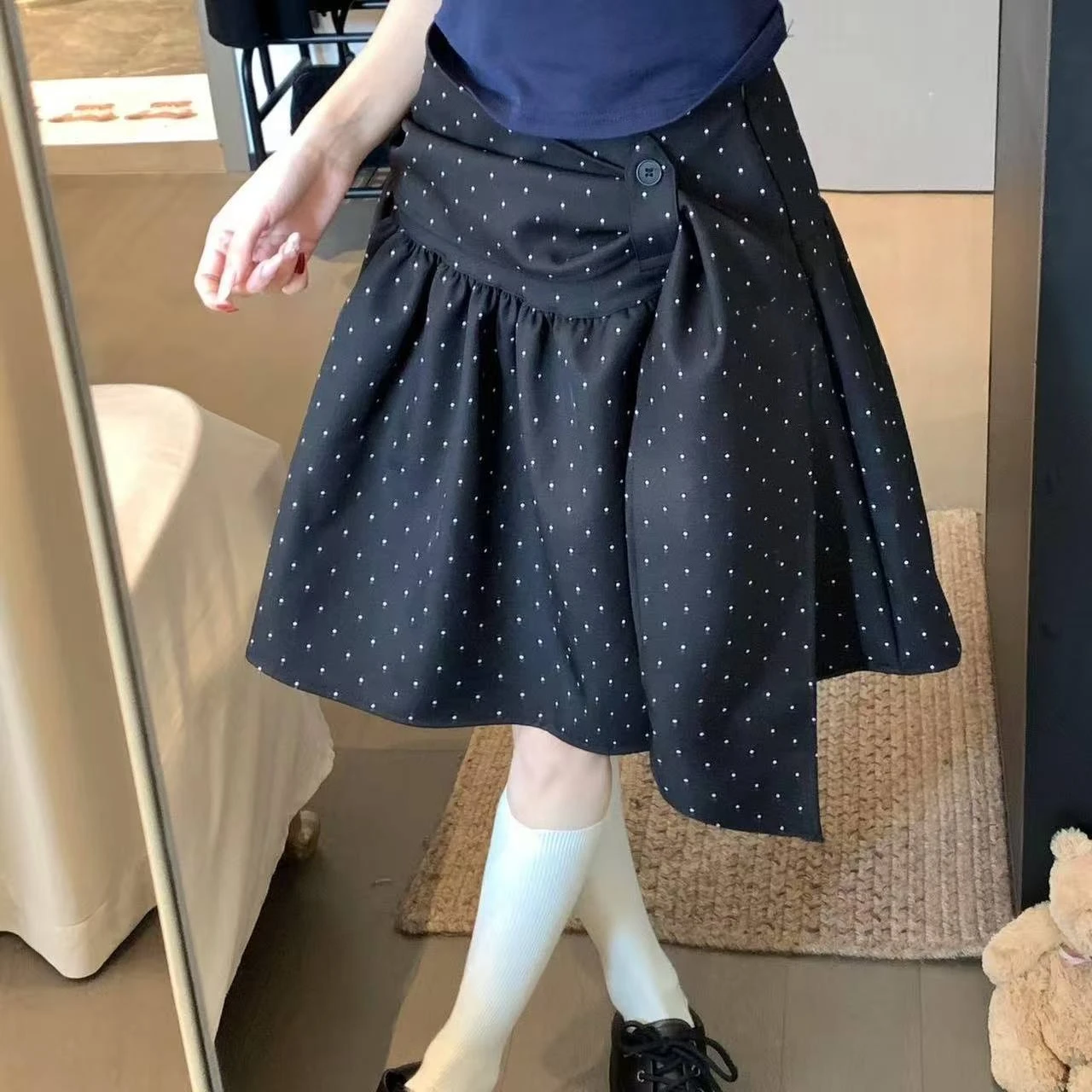

Sweet Harajuku Lolita Skirt Women Y2K Fairy Grunge Ruffle Skirt Japanese Style Cute Fashion Skirt Chic