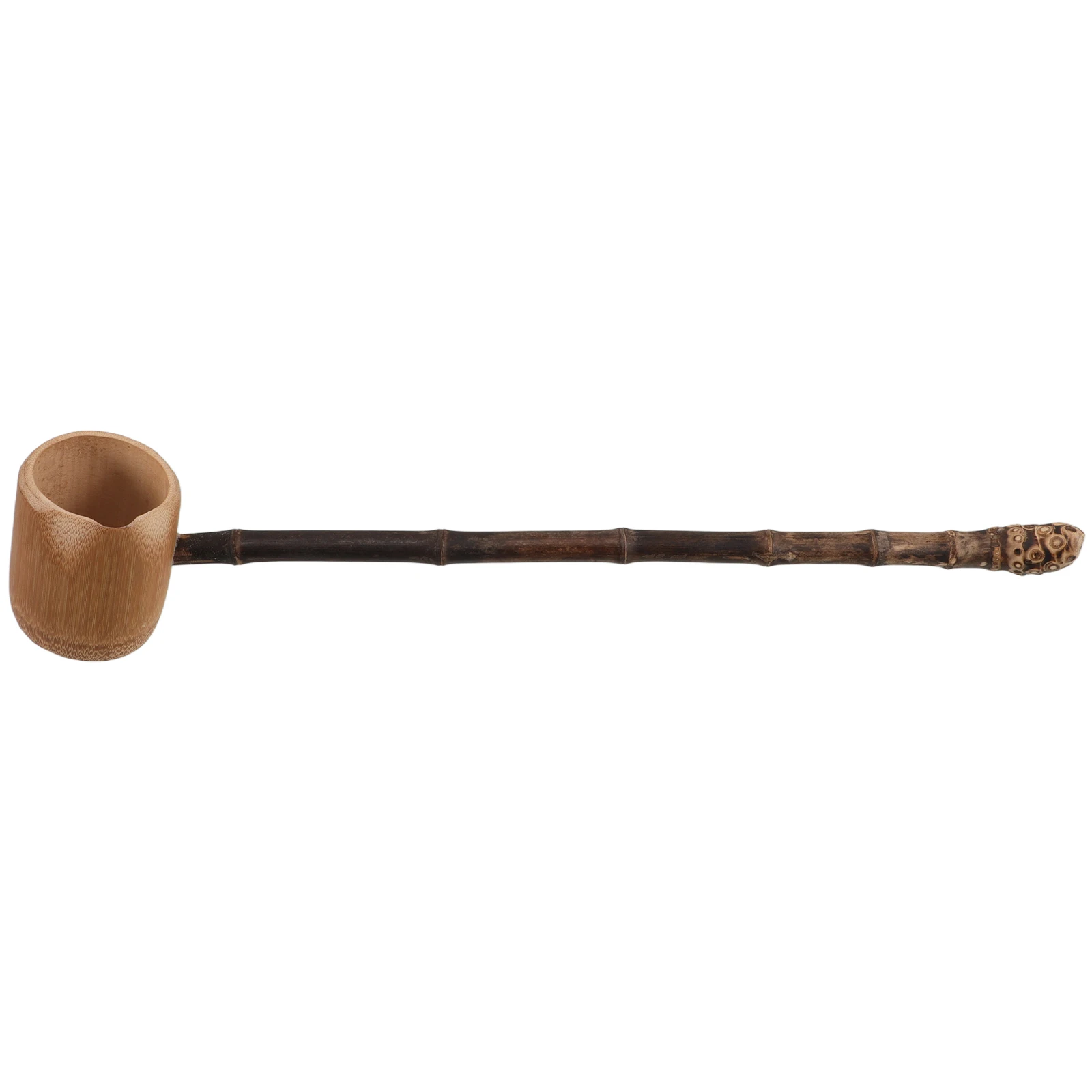 

Bamboo Water Spoon Chinese Long Handle Ladle The Flowers Home Tea Ceremonies Scoop