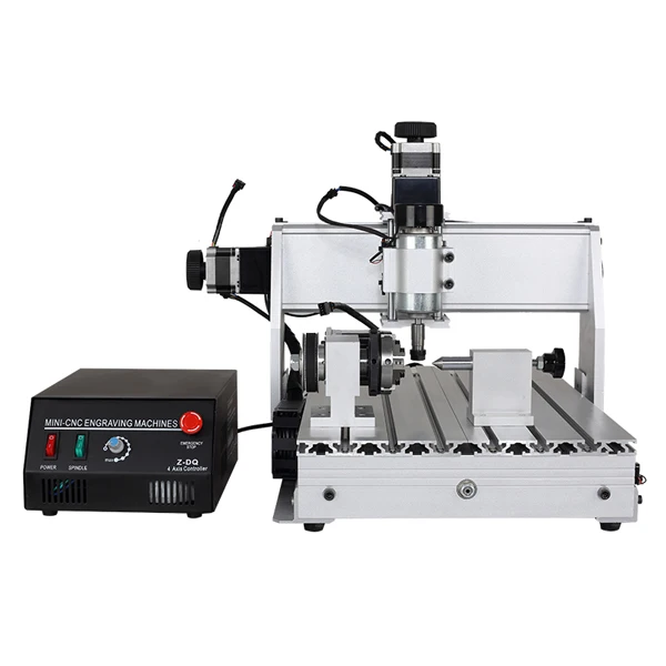 DIY CNC Router 3040 router 4 Axis milling engraver with 500W Spindle Wood Engraving Machine