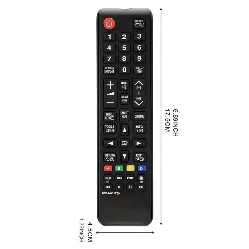 BN59-01199F Replacement TV Remote Control For Samsung LED LCD Smart TV, No Programming Required