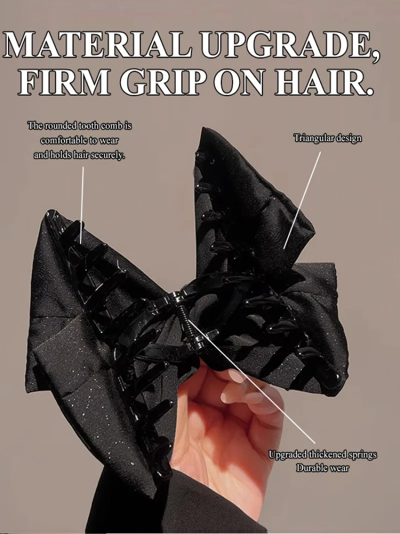Grab clip wind hair clip female 2024 new shark clip back of the head plate hair grab temperament ponytail clip