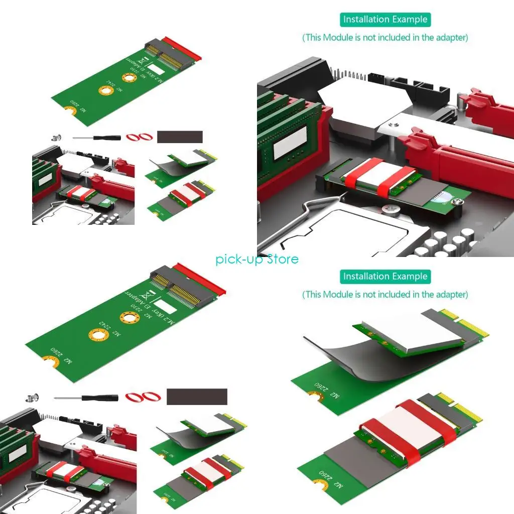

Q5WA Versatile M.2 E Testing Protecting Card Suitable For Computer Adapter Boards