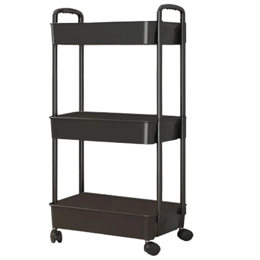 Mobile Storage Rack Trolley Kitchen Bathroom Bedroom Multi Storey Snacks Storage Rack with Wheels Organizer Home Accessories