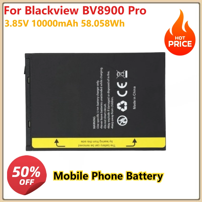 

For Blackview BV8900 Pro Smartphone High Capacity Replacement Battery 3.85V 10000mAh
