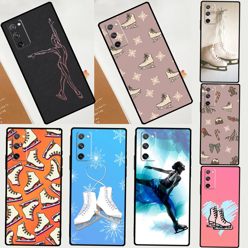 Ice Skating Phone Case For Samsung Galaxy S25 S24 S23 S22 S21 Ultra S9 S10 S20 Plus S24 FE Funda Cover