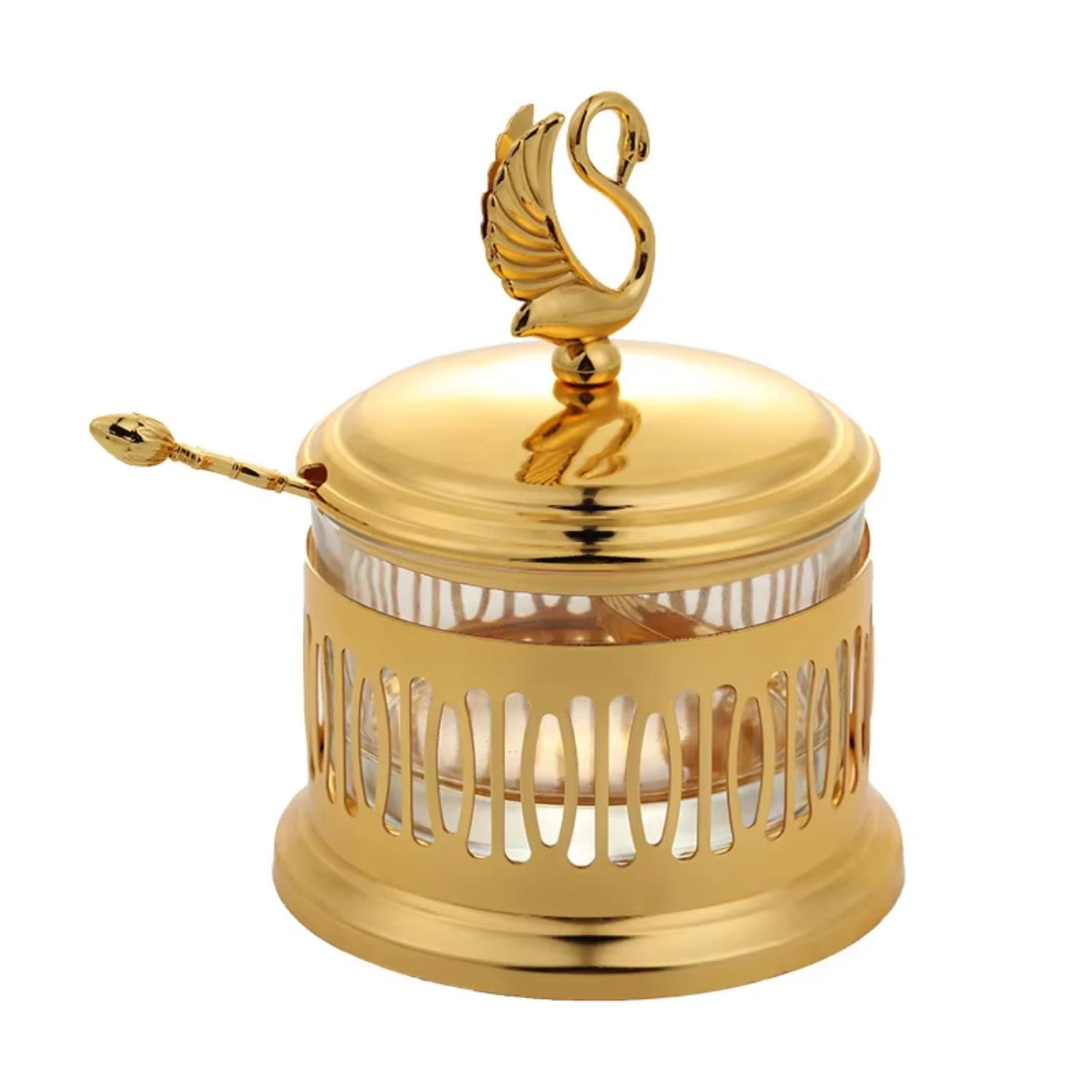 

크리 에이 티브 금도 Nabi속 유리 조미»아리 양념 후tige 후 상자 레ndar랑 설되고아리 백조 dedi